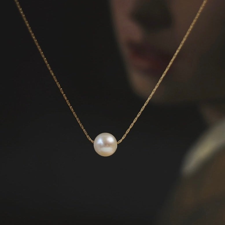 Simple Pearl Necklace