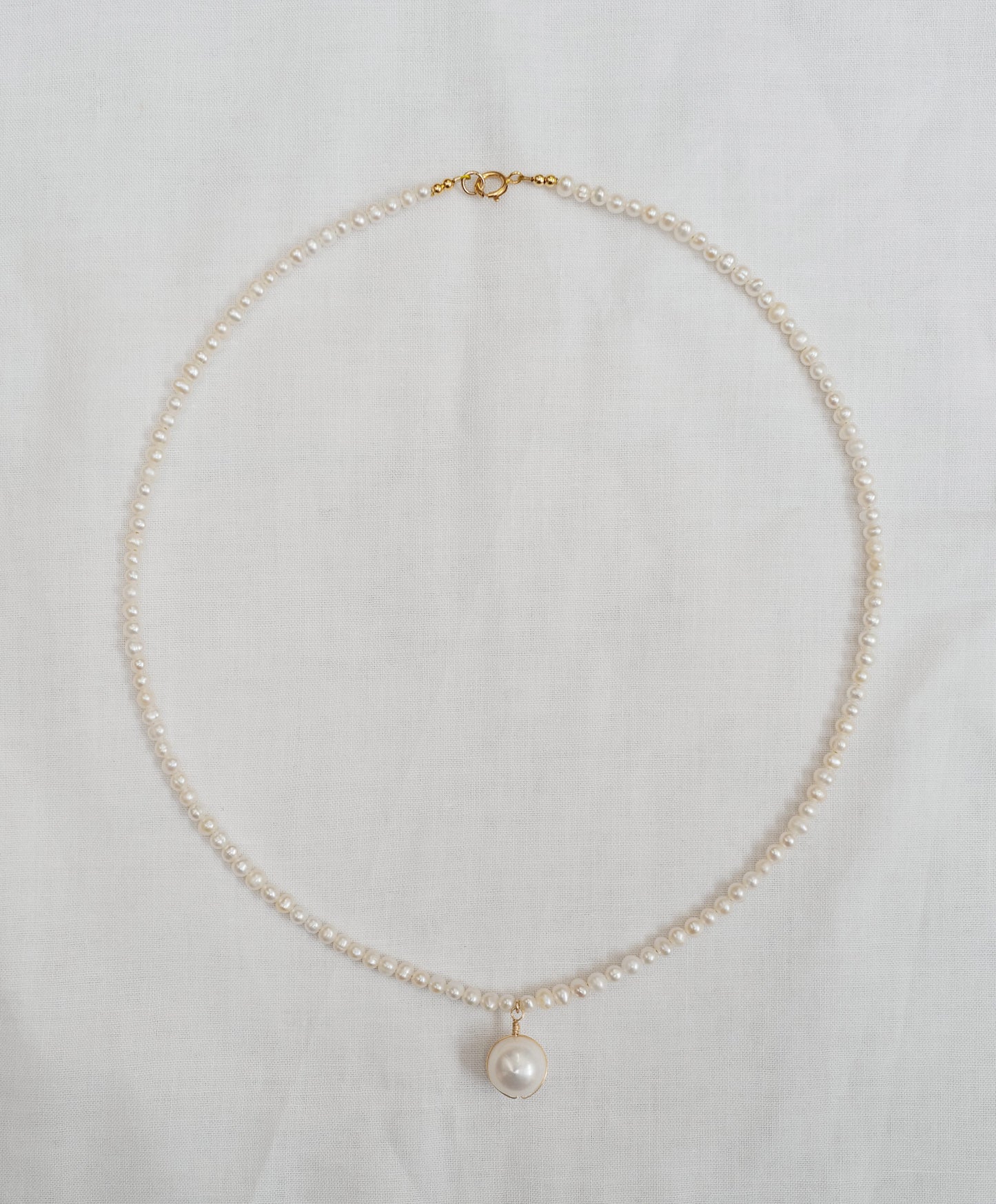 Necklace Pearl Charm