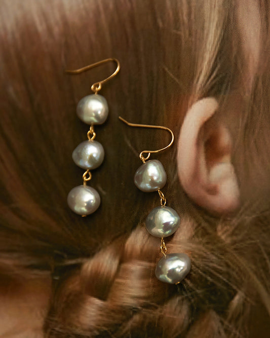 Pearls of Venus Sea Earrings C